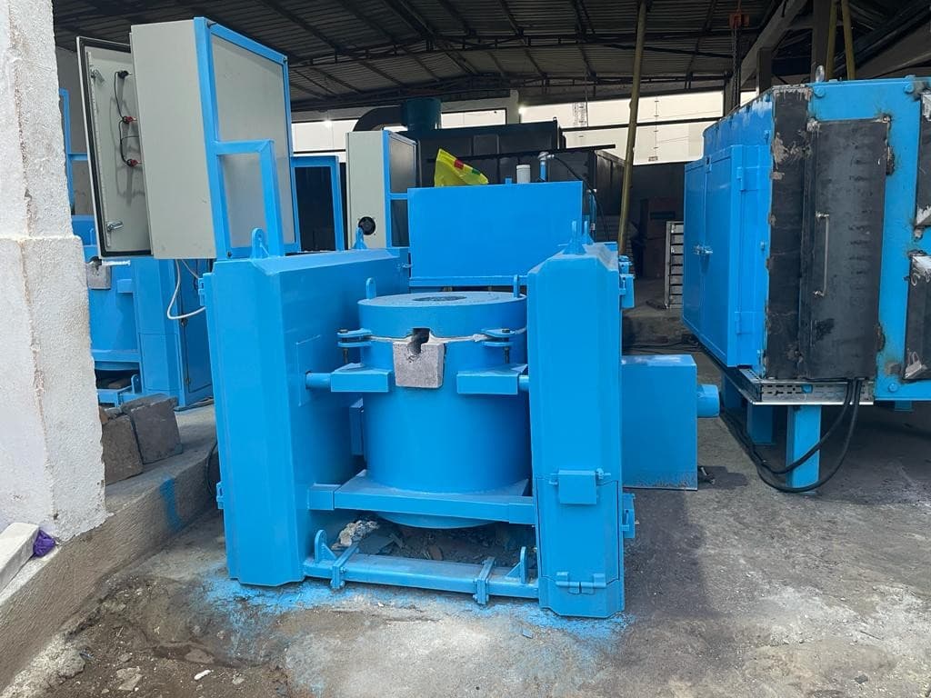 SMELTING FURNACES installation in Ghana